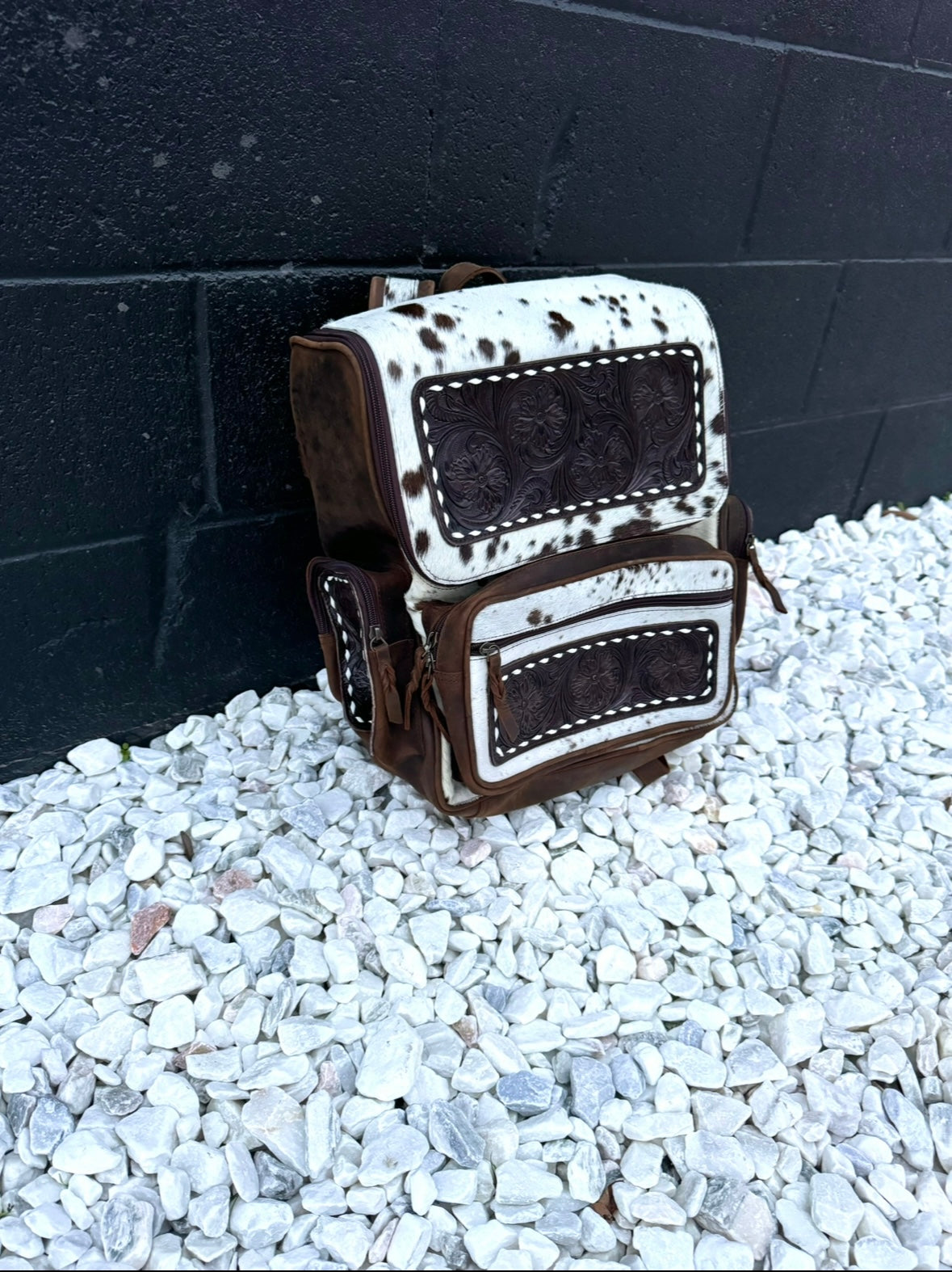 Cowhide Backpack