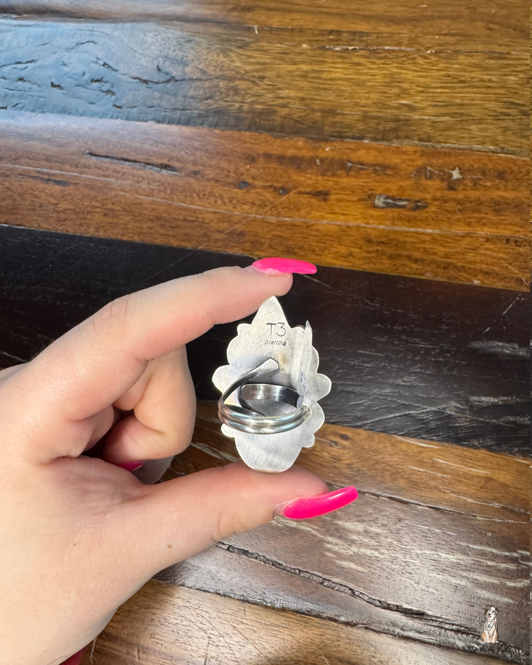 Blue Lapis Adjustable Ring