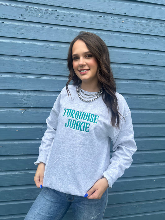 Turqouise Junkie Sweatshirt