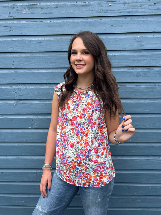 Summer Floral Tank