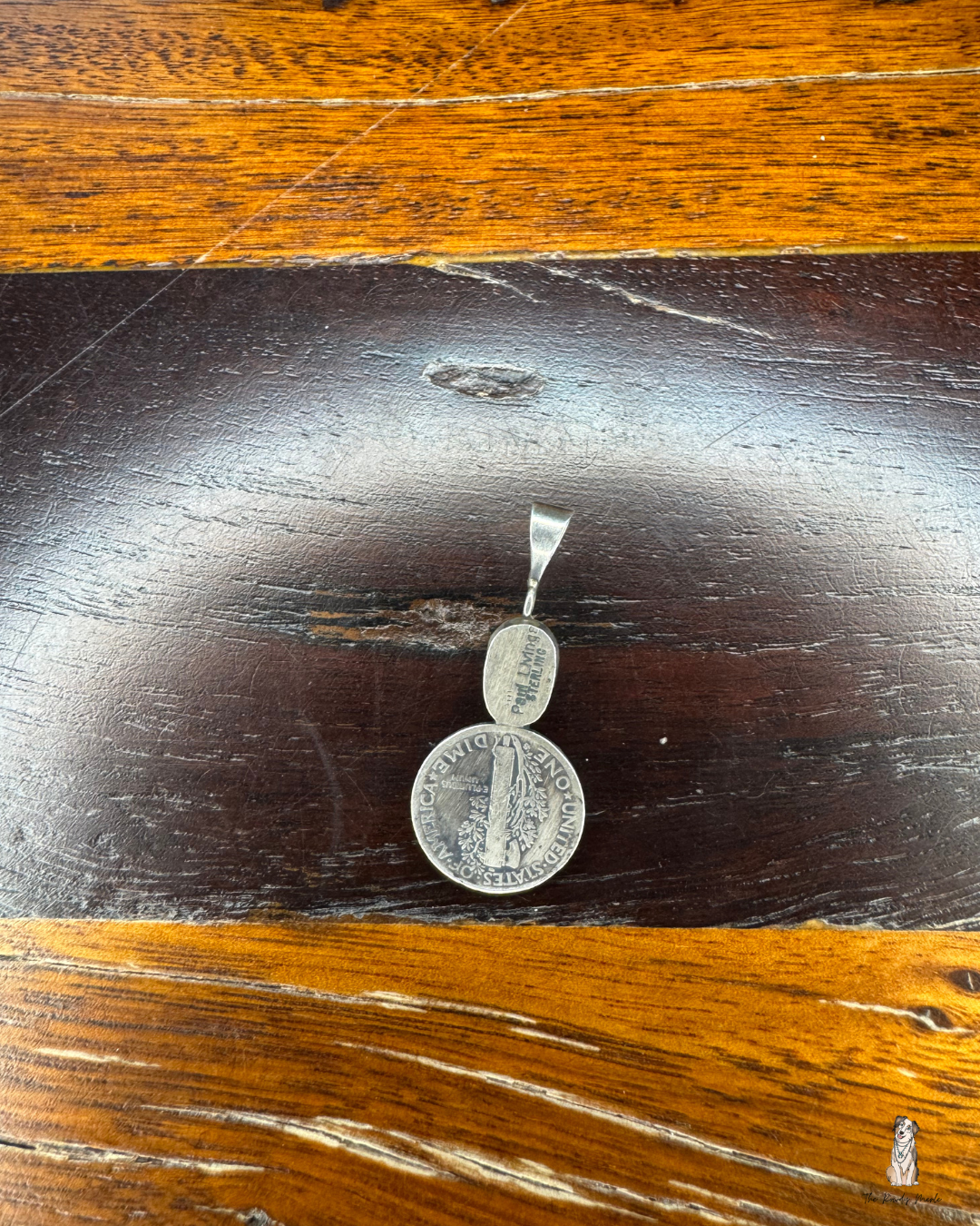 Turquoise Coin Pendant