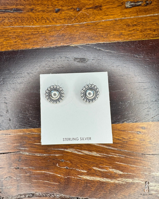 Silver Concho Studs