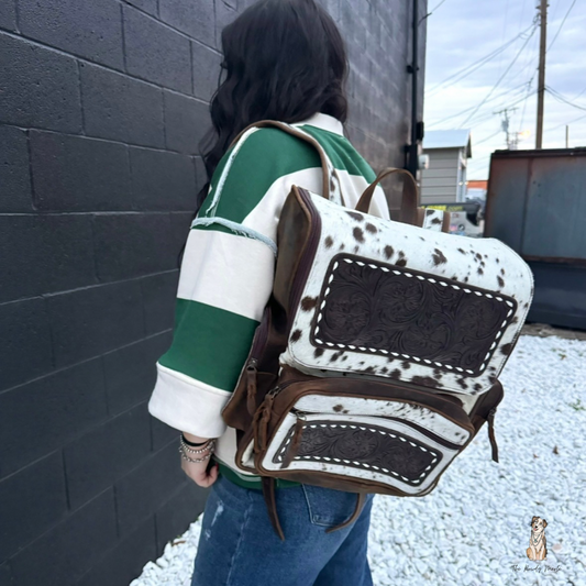 Cowhide Backpack
