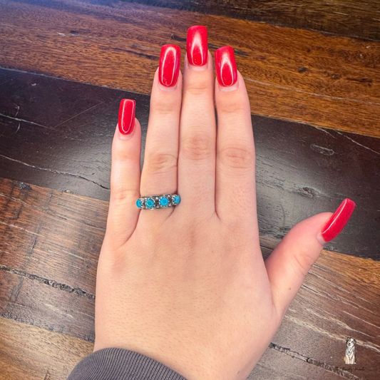 4 Stone Turquoise Ring