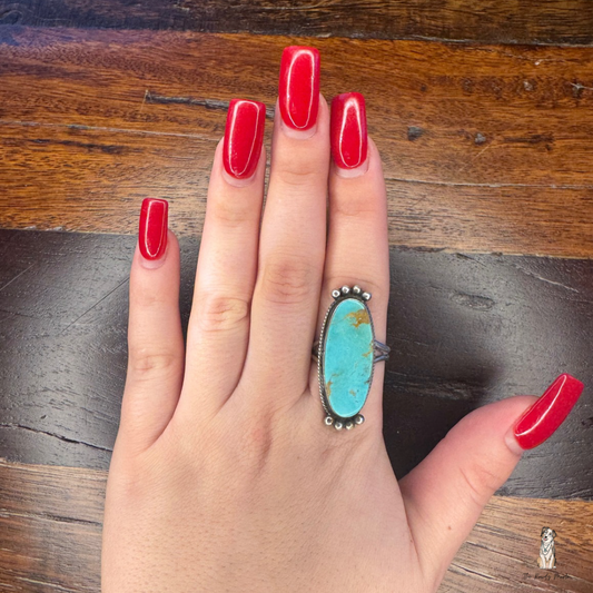 Oval Turquoise Ring